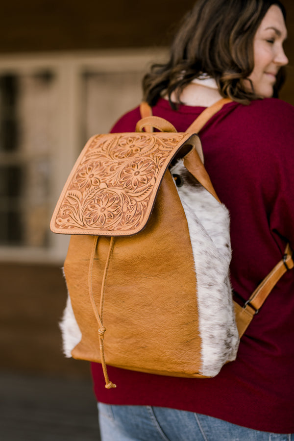 Dundee Hair-On Hide Backpack