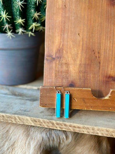 Marlowe Turquoise Bar Earrings