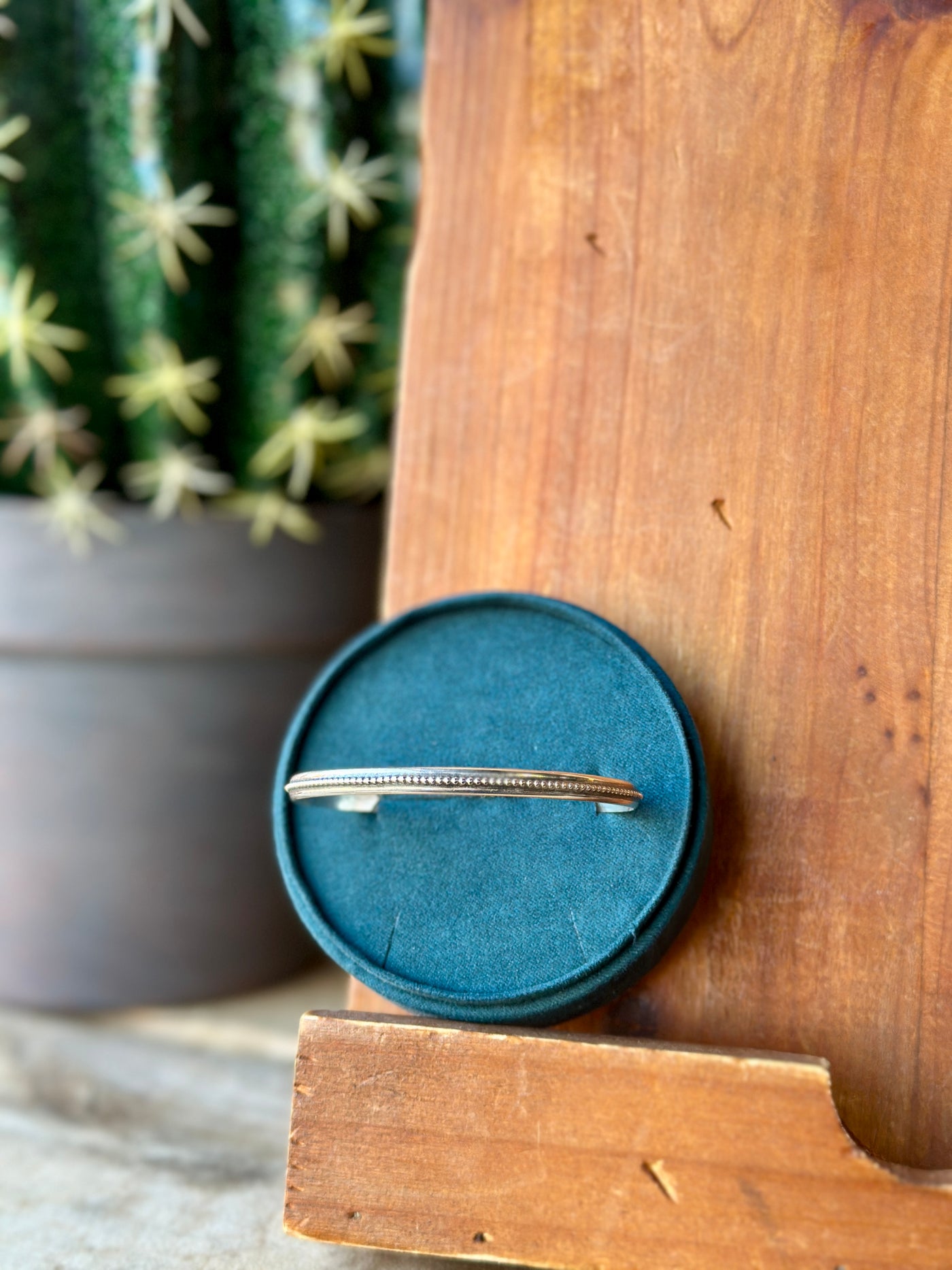 Elegant Earl Sterling Silver Beaded Cuff Bracelet, designed for stacking, with finely crafted silver beads for a sophisticated look.