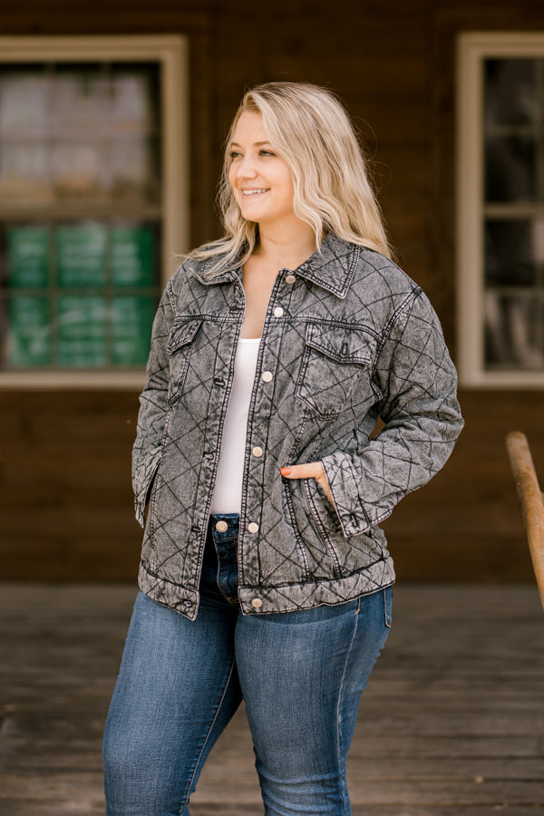Elan Brenda Acid Wash Denim Jacket ✜ON SALE NOW | 50% OFF✜