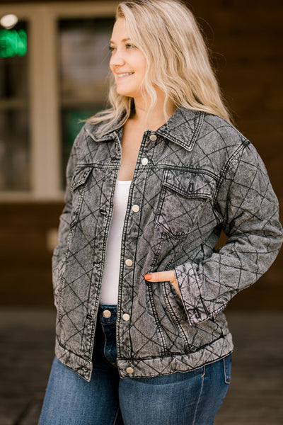 Elan Brenda Acid Wash Denim Jacket ✜ON SALE NOW | 50% OFF✜