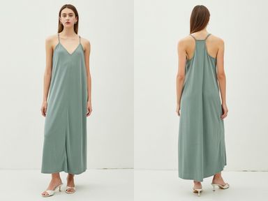 Ericka Modal Racerback Dress [Sage Green]