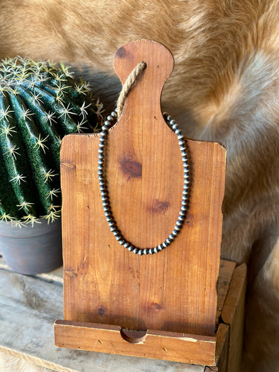 Western 18-inch Authentic Navajo Pearl Necklace available at Broker Leather Boot Boutique.