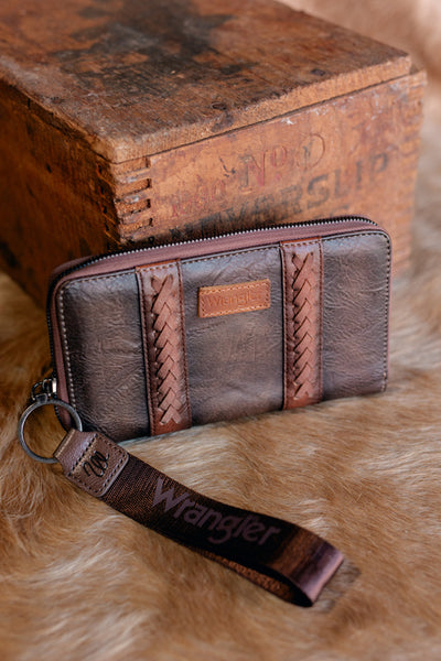 Evanston Wrangler Wristlet Wallet [Coffee]