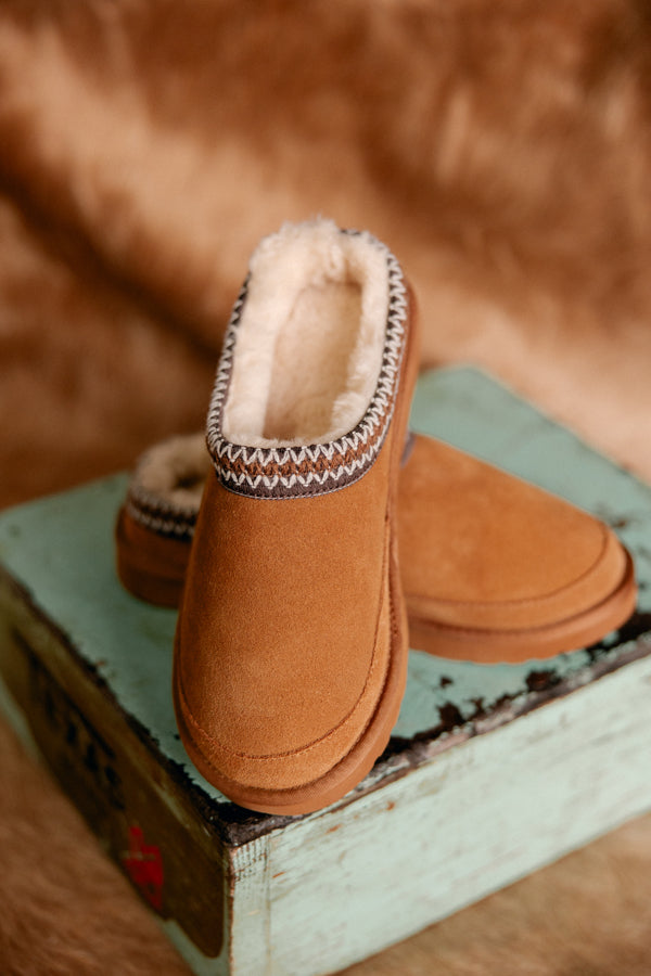 Fareway Indoor/Outdoor Faux Fur Lined Slipper