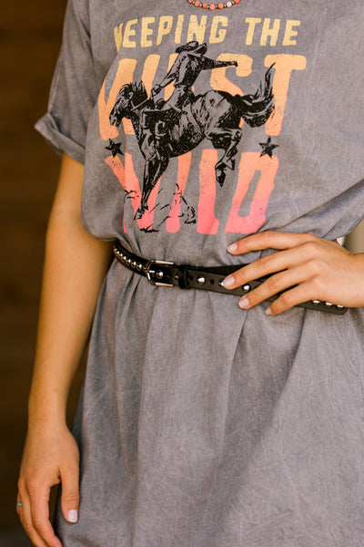 Finley Keeping The West Wild Graphic T-Shirt Dress ✜ON SALE NOW✜