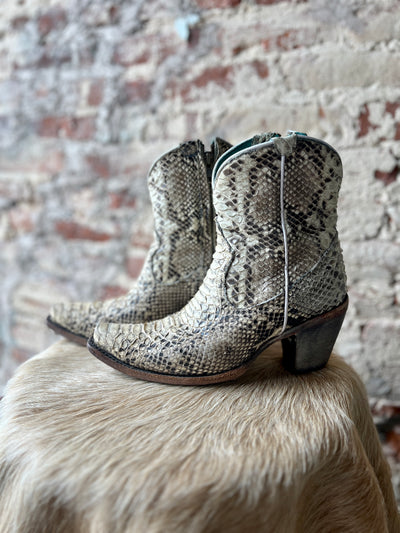 Size 7 Corral Snakeskin Mid-Height Booties ✜FINAL SALE✜ CS001