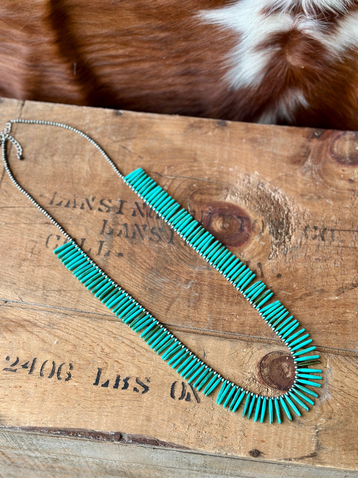 Ethan Faux Turquoise Necklace