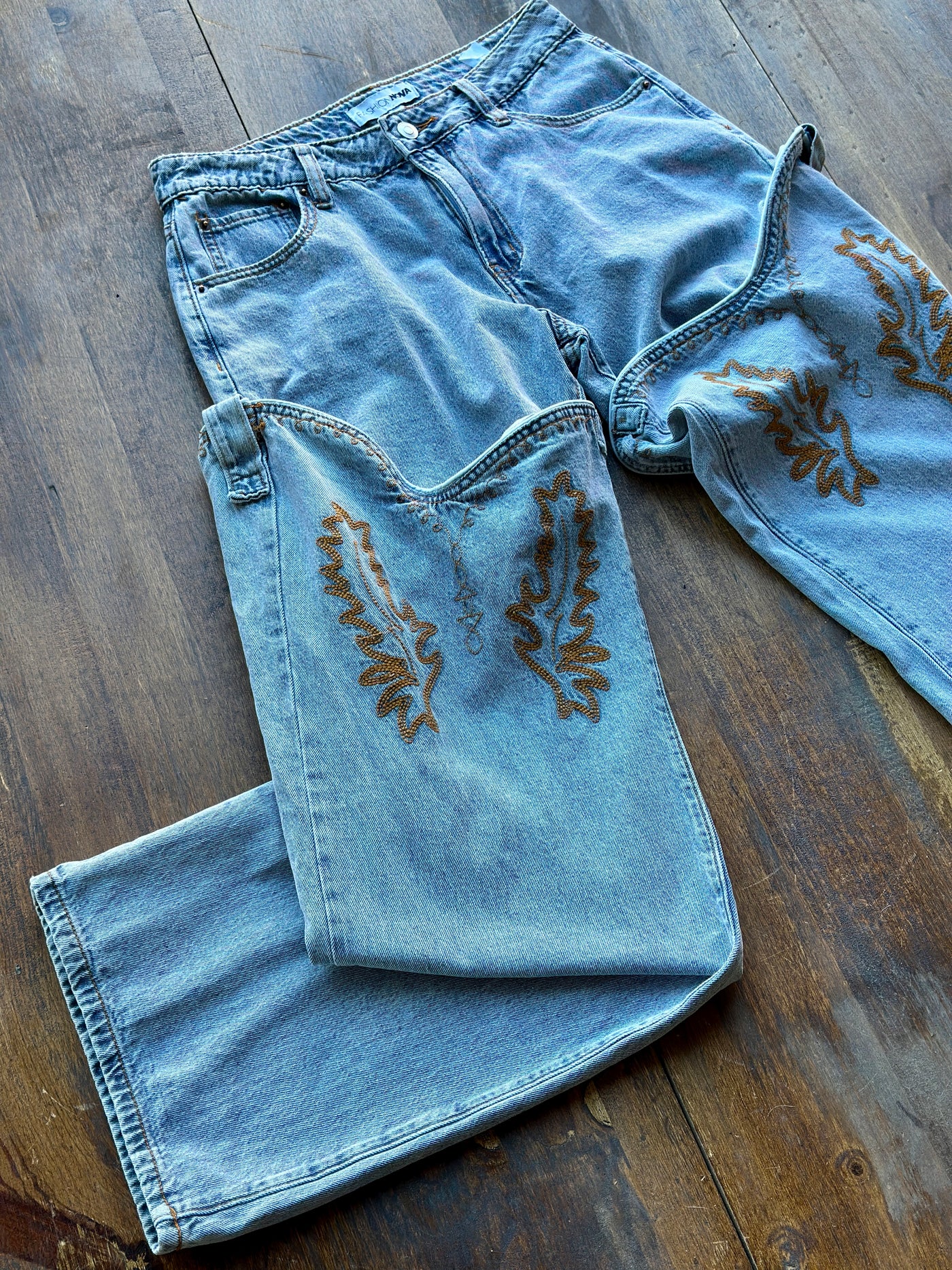 Let's Ride Western Boot Convertible Straight Leg Jeans ✙Consignment / Final Sale✙ CS001