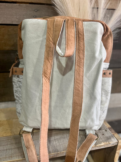 Eralynn Saddle Blanket & Cowhide Backpack