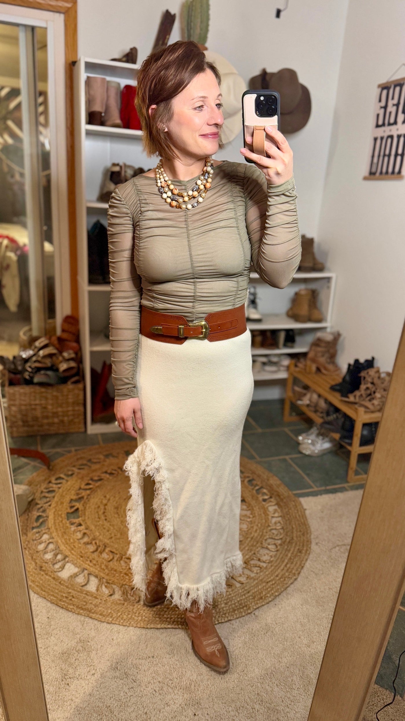 Richelle Corset Belt [Tan]