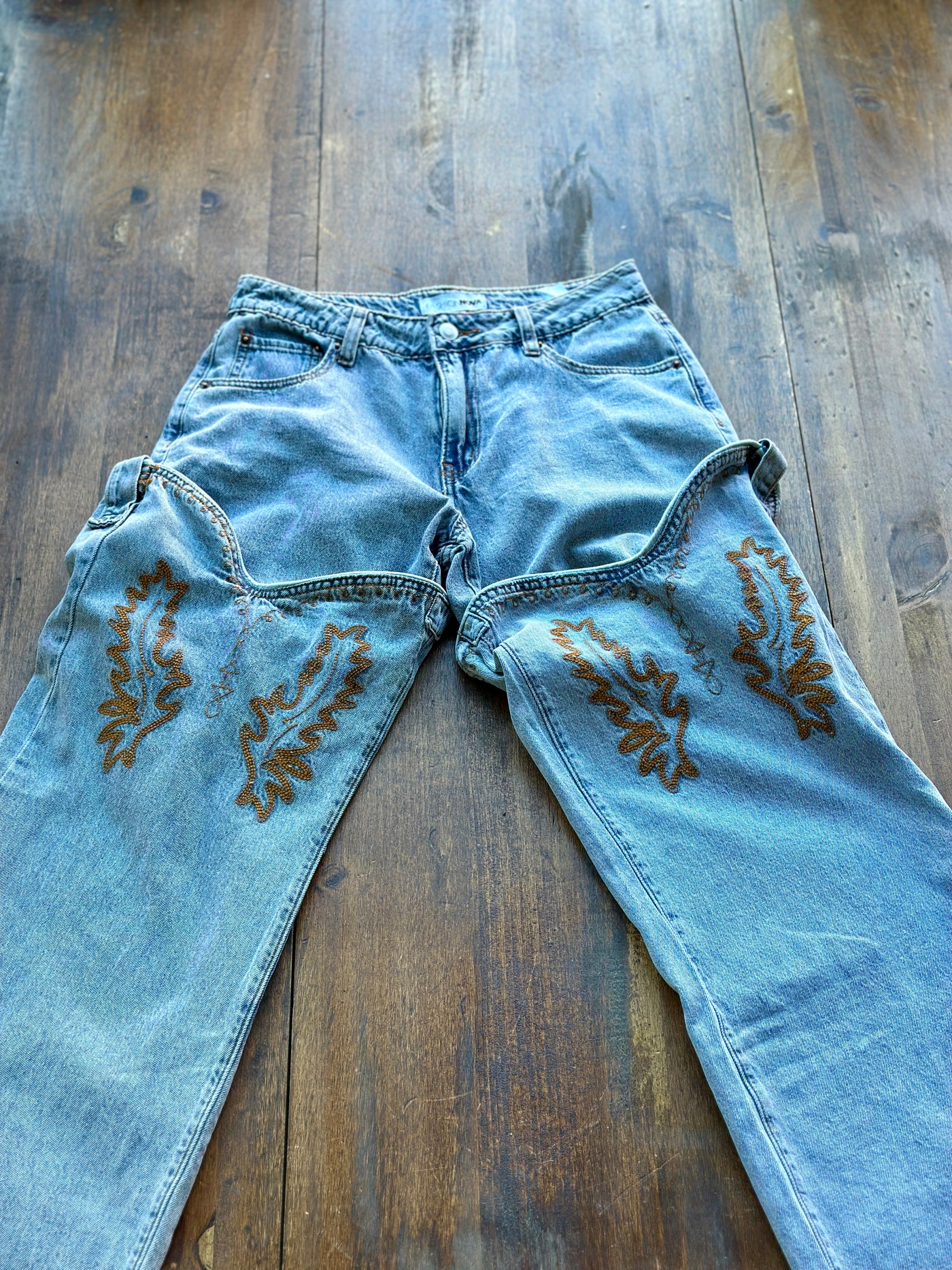 Let's Ride Western Boot Convertible Straight Leg Jeans ✙Consignment / Final Sale✙ CS001