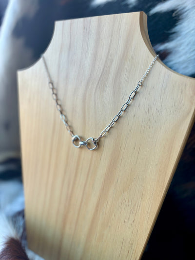 Otis Silver Bit Chain Link Necklace