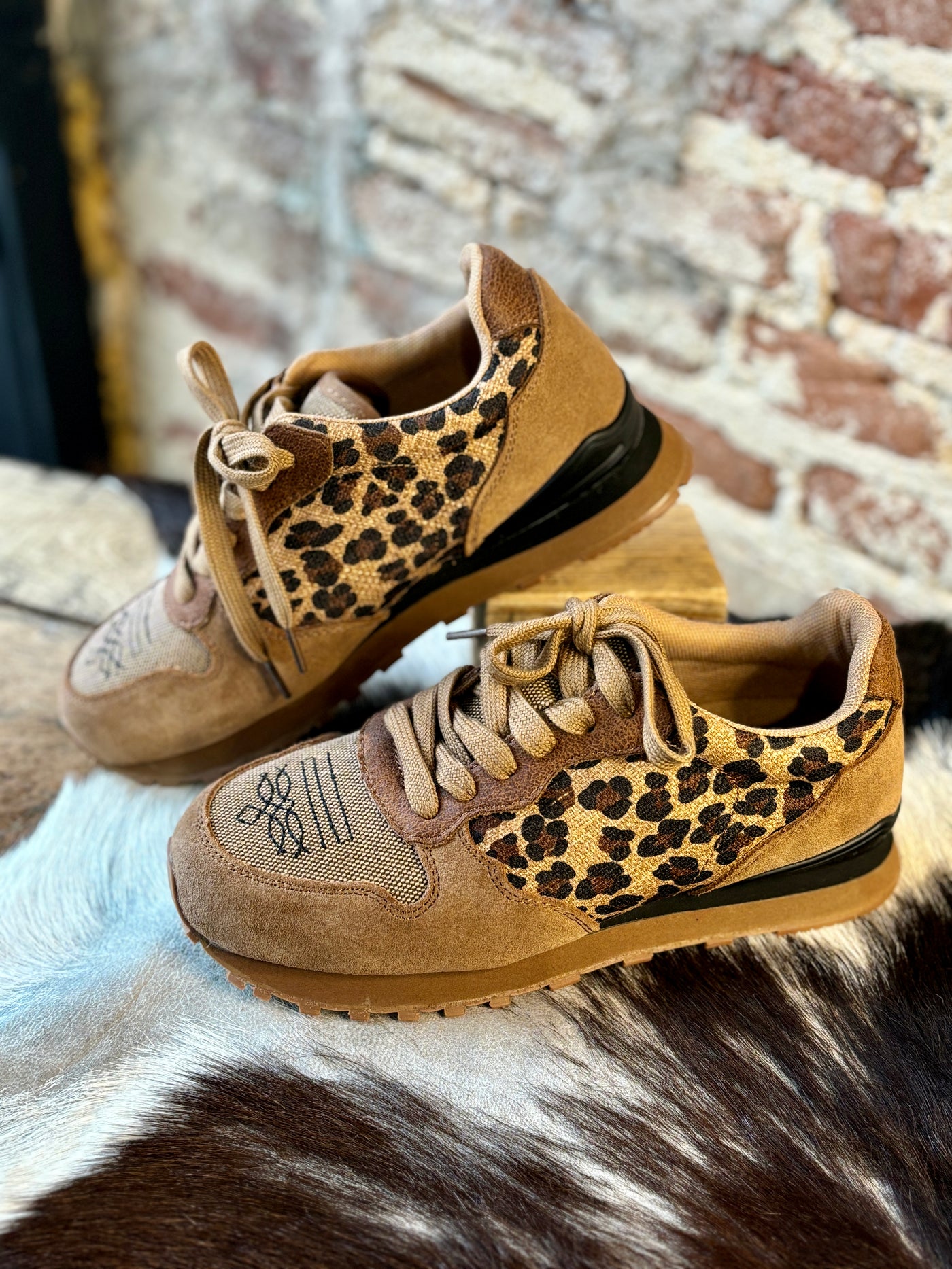 Roper Giddy Up Leopard Print Shoes