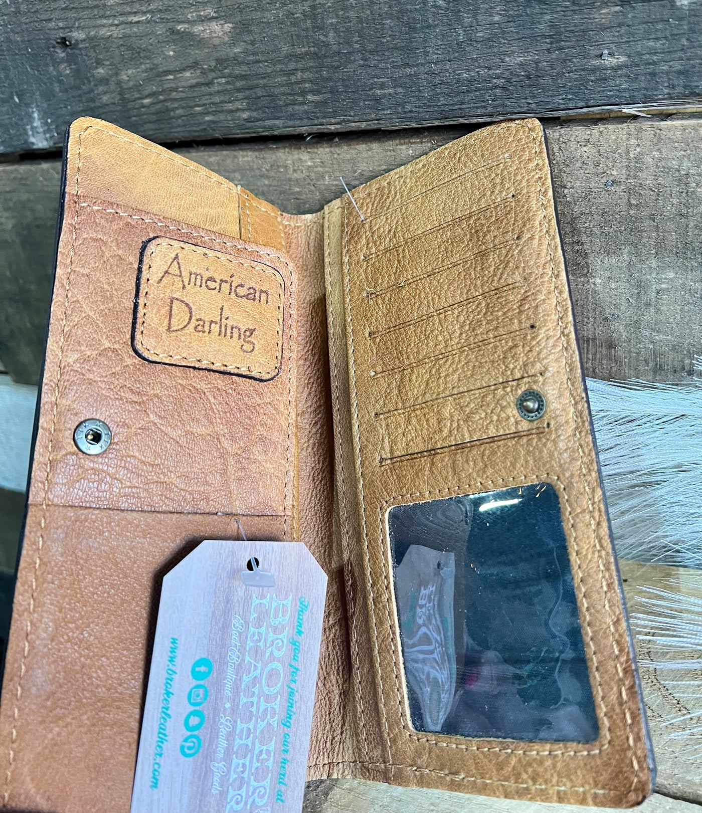 Cholula Tooled Leather Wallet