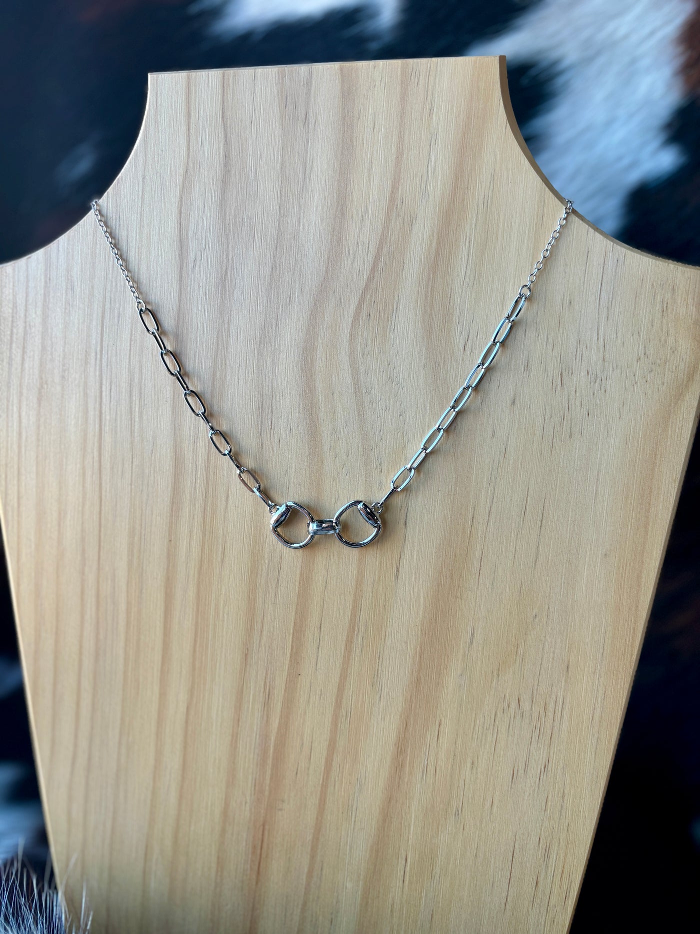 Otis Silver Bit Chain Link Necklace