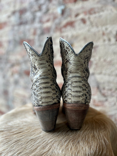 Size 7 Corral Snakeskin Mid-Height Booties ✜FINAL SALE✜ CS001