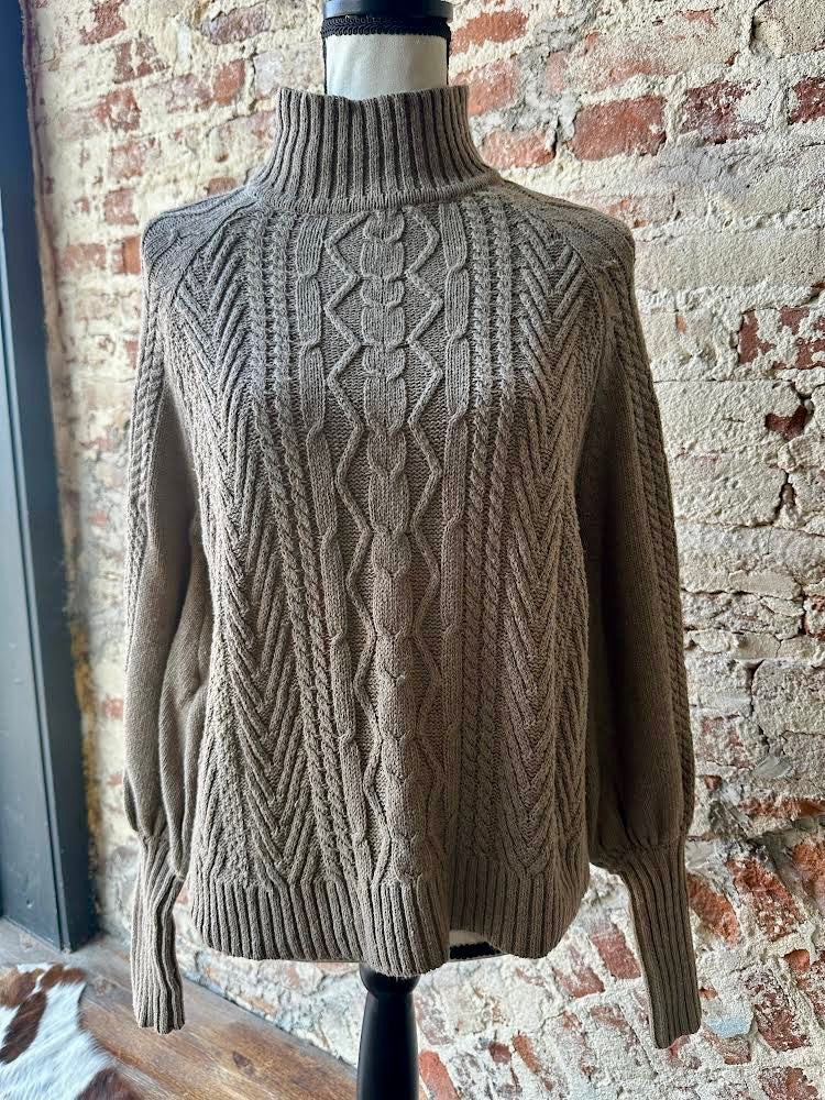 Saguaro Mid-Neck Knit Sweater