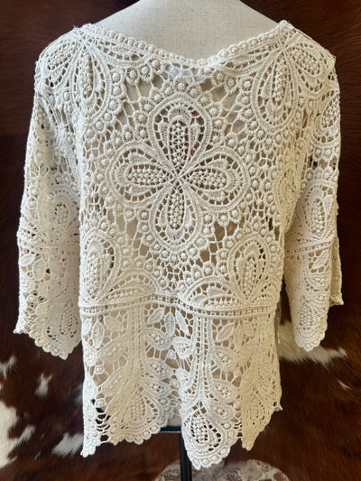 Nemo Crochet Lace Top