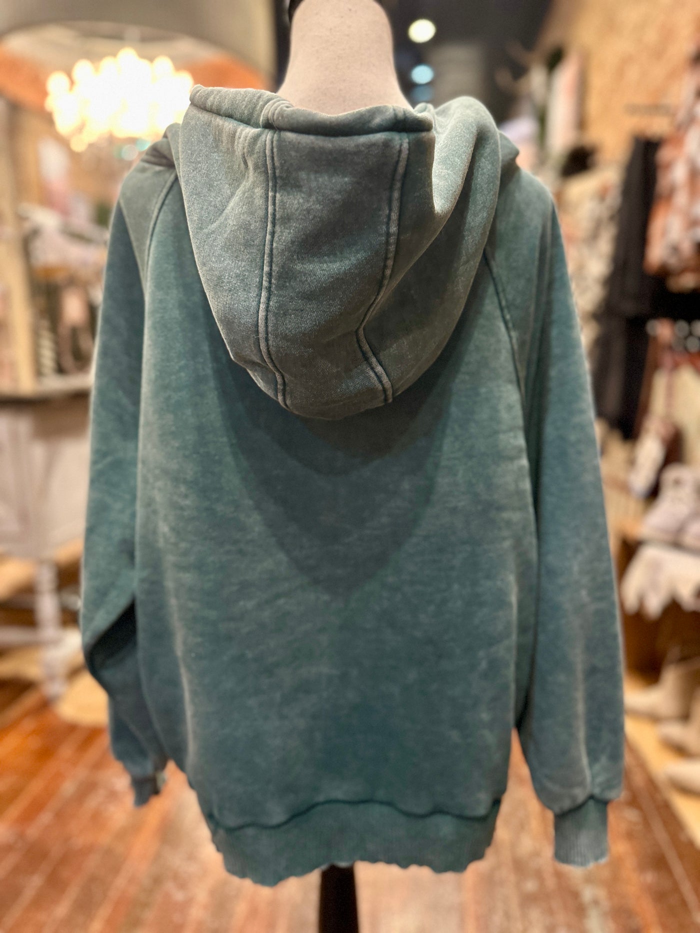 Puddles Mineral Wash Sweatshirt [Green]