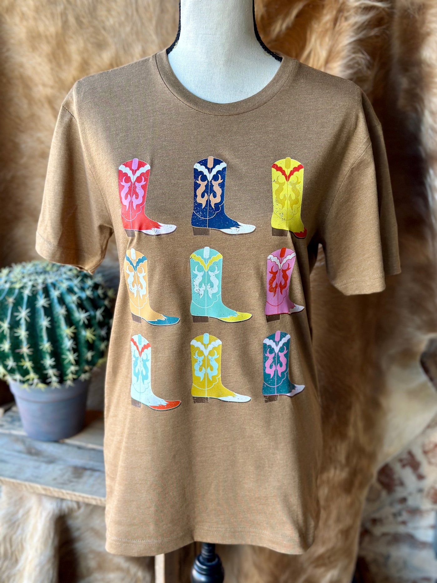 Garth Western Boots Graphic Tee