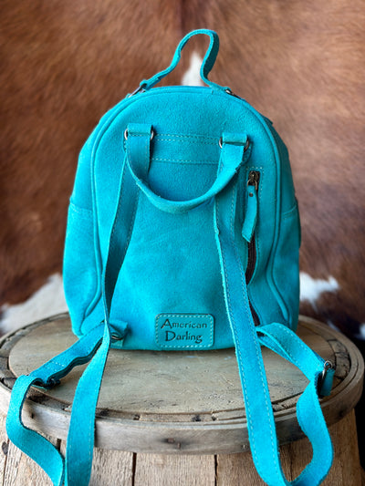 Back View of Gossip Girl Backpack Showing Zippered Pocket