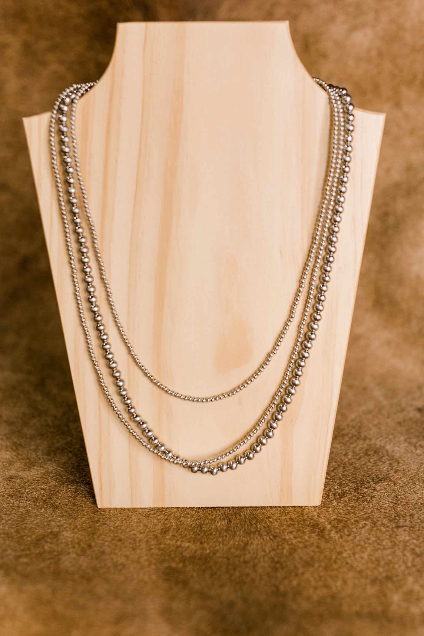 Holden Silver Pearl Necklace