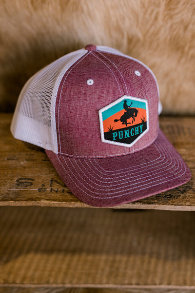 Hooey Ranchero Punchy Hat [Maroon]