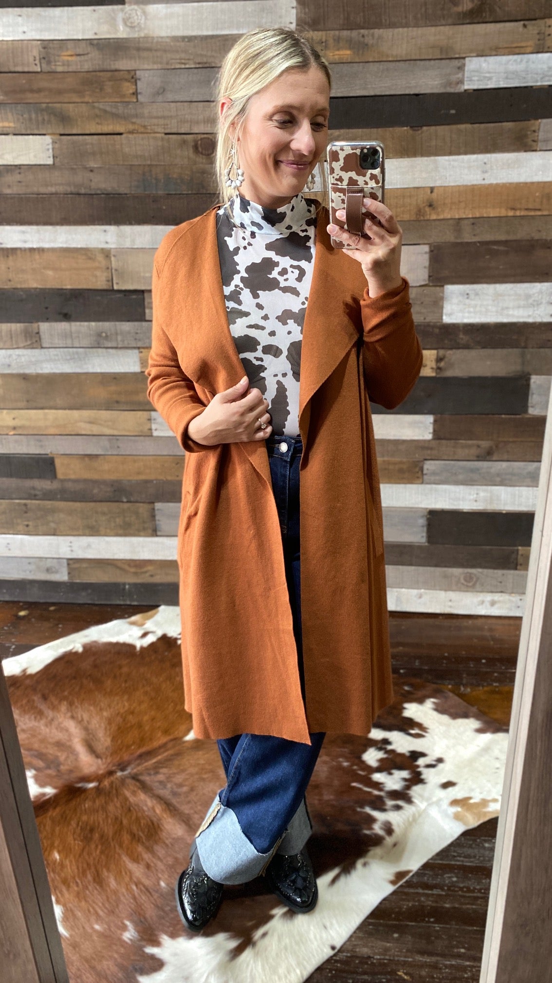 Howard Knit Sweater/Cardigan [Hazelnut]