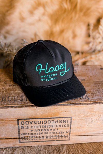 Hooey OG Youth Cap [Black & Teal]