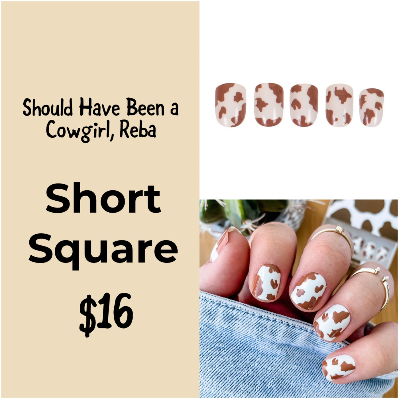 Red Aspen Nail Dashes [Should have been a Cowgirl, Reba]