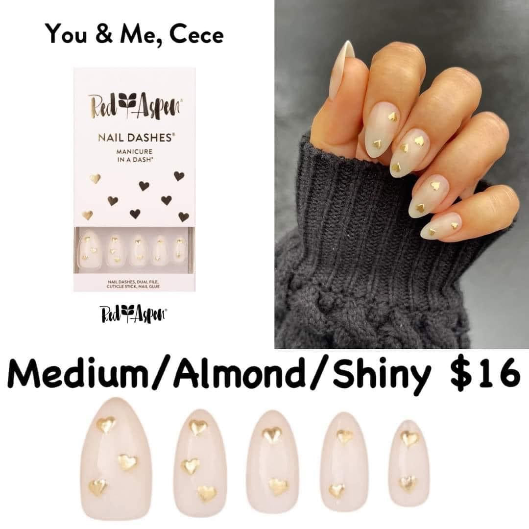 Red Aspen Nail Dashes [You & Me, Cece]