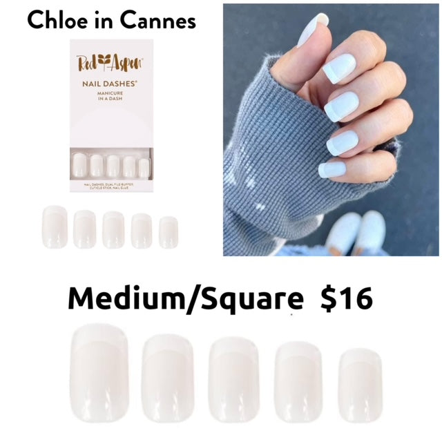 Red Aspen Nail Dashes [Chloe in Cannes]