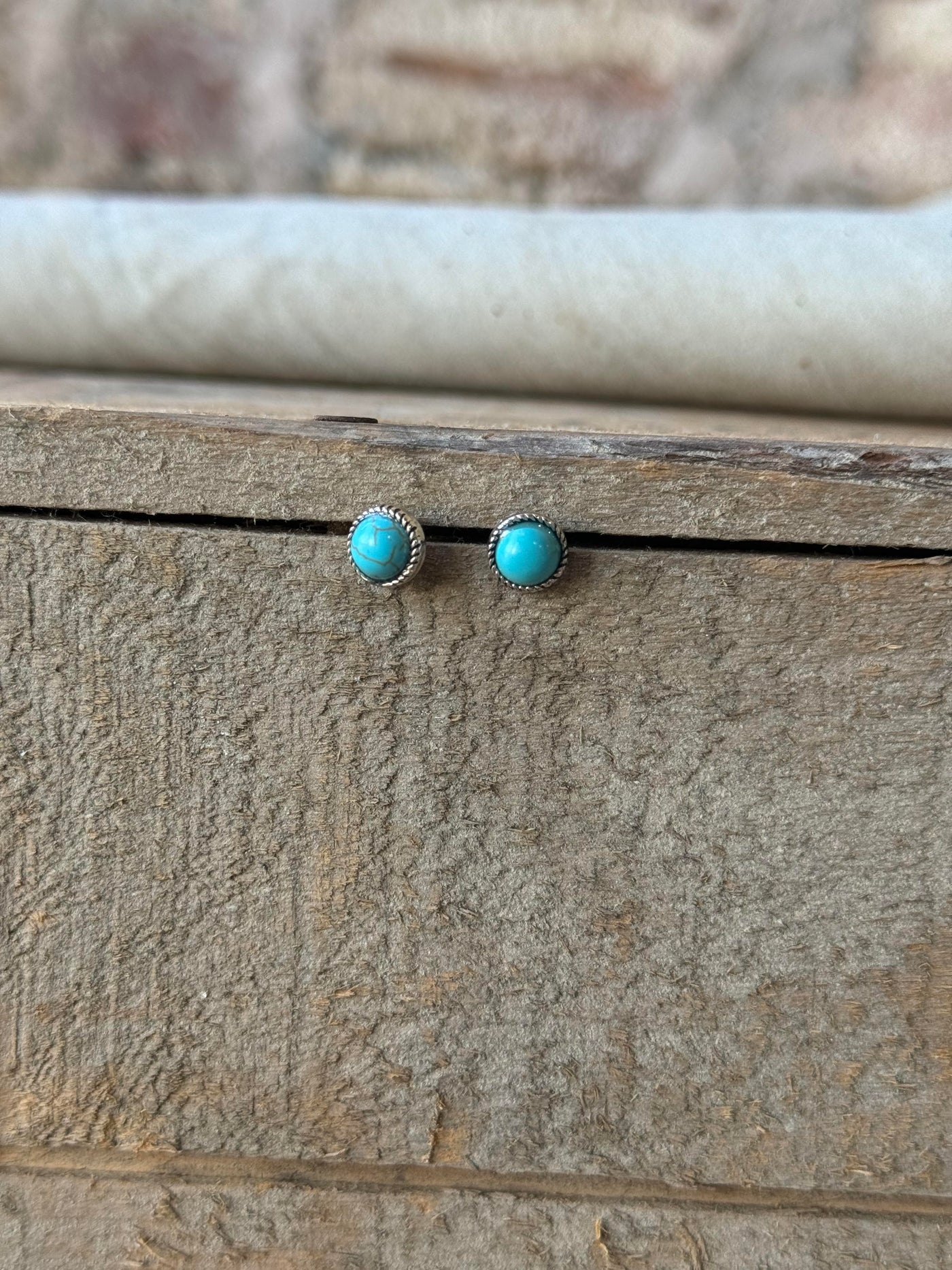 Ikea Tiny Turquoise Stud Earrings