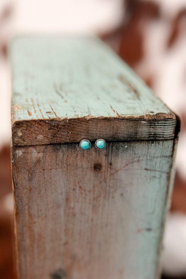 Ikea Tiny Turquoise Stud Earrings