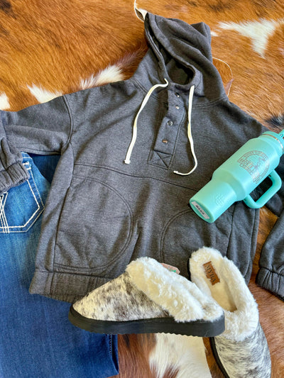 Flat lay outfit with Jaden Bea Mineral Wash Sweatshirt in black with a relaxed, vintage vibe.