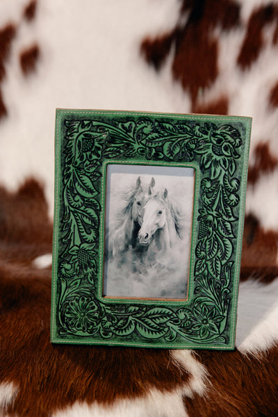 Julie Tooled Leather Photo Frame