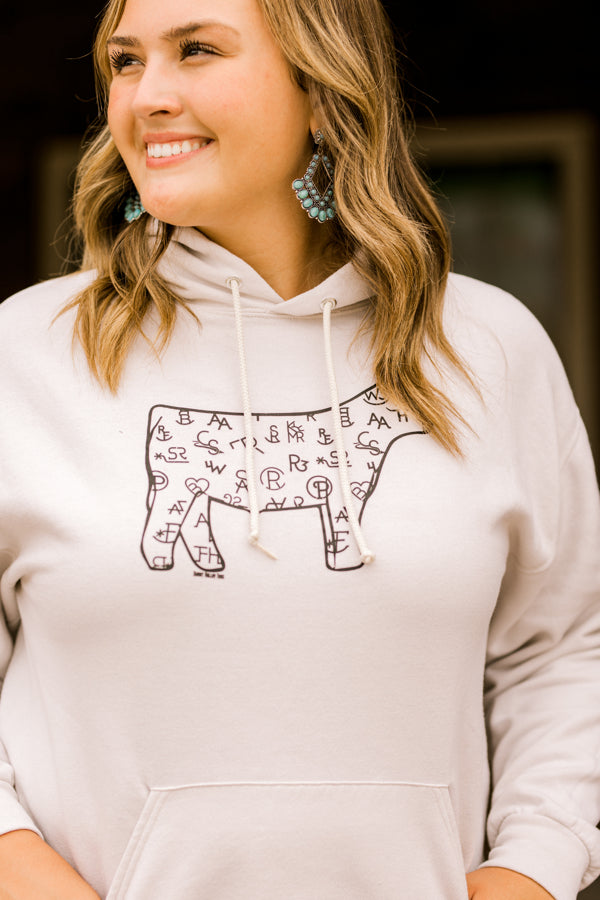 Keeley Branded Show Steer Hoodie