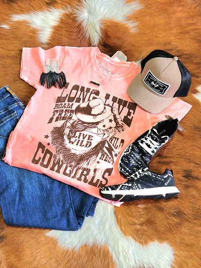 Kylar Long Live Cowgirls Graphic Tee