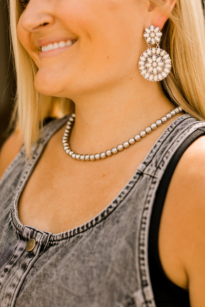 Lacie 8mm Navajo Pearl Necklace