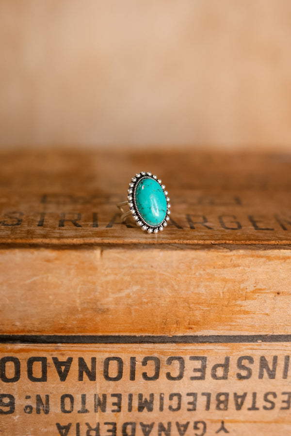 Lana Faux Turquoise Ring