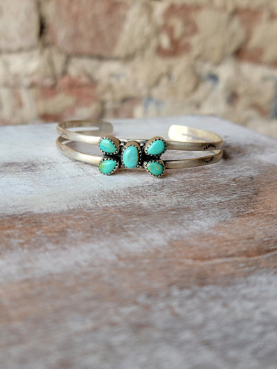 Timeless Handmade Turquoise Cuff Bracelet for Western Jewelry Lovers.