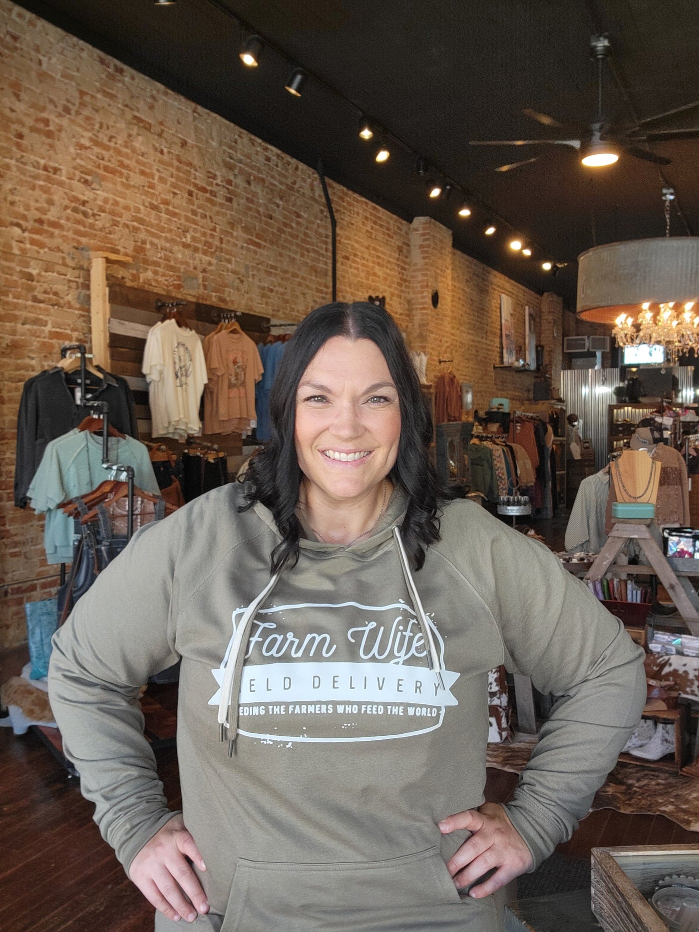 Lawrence Farm Wife Field Delivery Hoodie