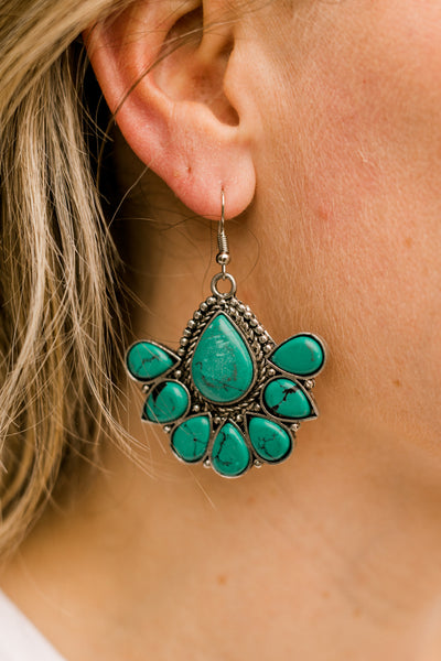 Little Stick of Dynamite Turquoise Cluster Earrings ✜ON SALE NOW✜