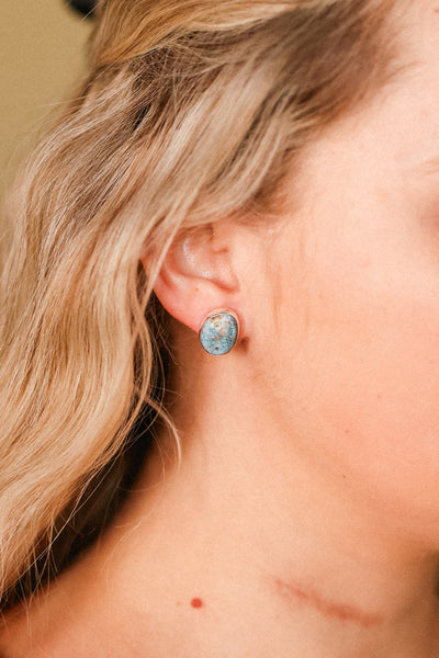 Marlin Authentic Turquoise Studs