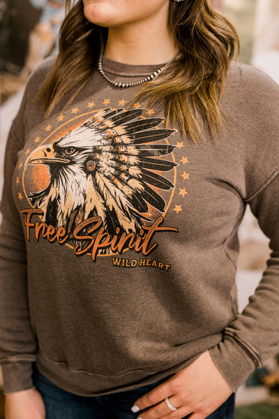 Mayfield Free Spirit Sweatshirt [Brown]