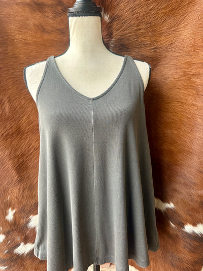 Molly Flowy Knit Tank Top