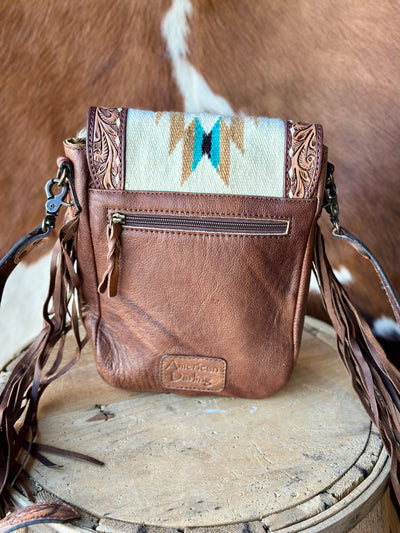 Morgan Saddle Blanket Crossbody Fringe Bag