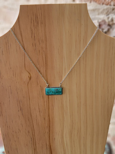 Nelson Authentic Turquoise Bar Necklace