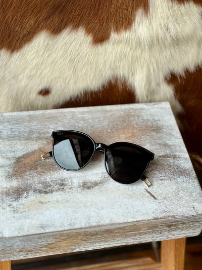 Durable black sunglasses perfect for horseback riding